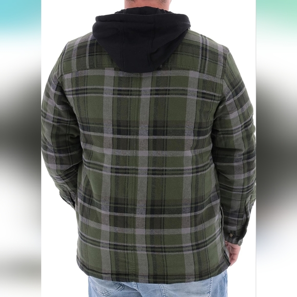 Legendary Whitetails Men's Maplewood Hooded lined Shirt Jacket size S used - Picture 3 of 9